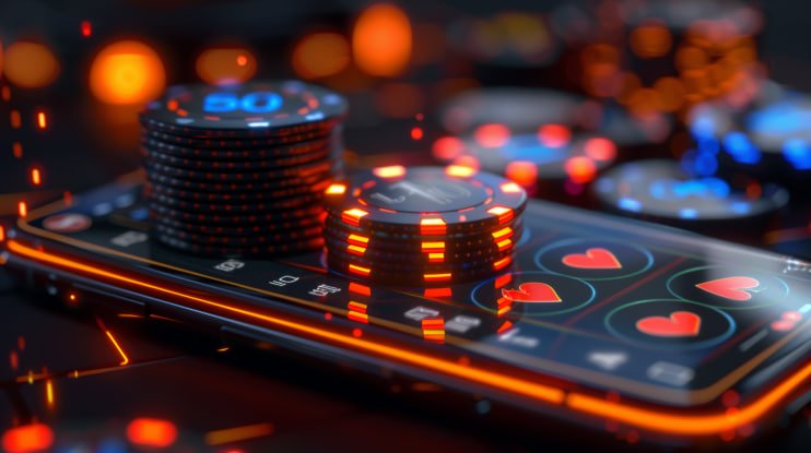 Tampilan login dan deposit aplikasi bola toto di layar Android